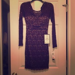 Sequin Hearts Short Cocktail Dress